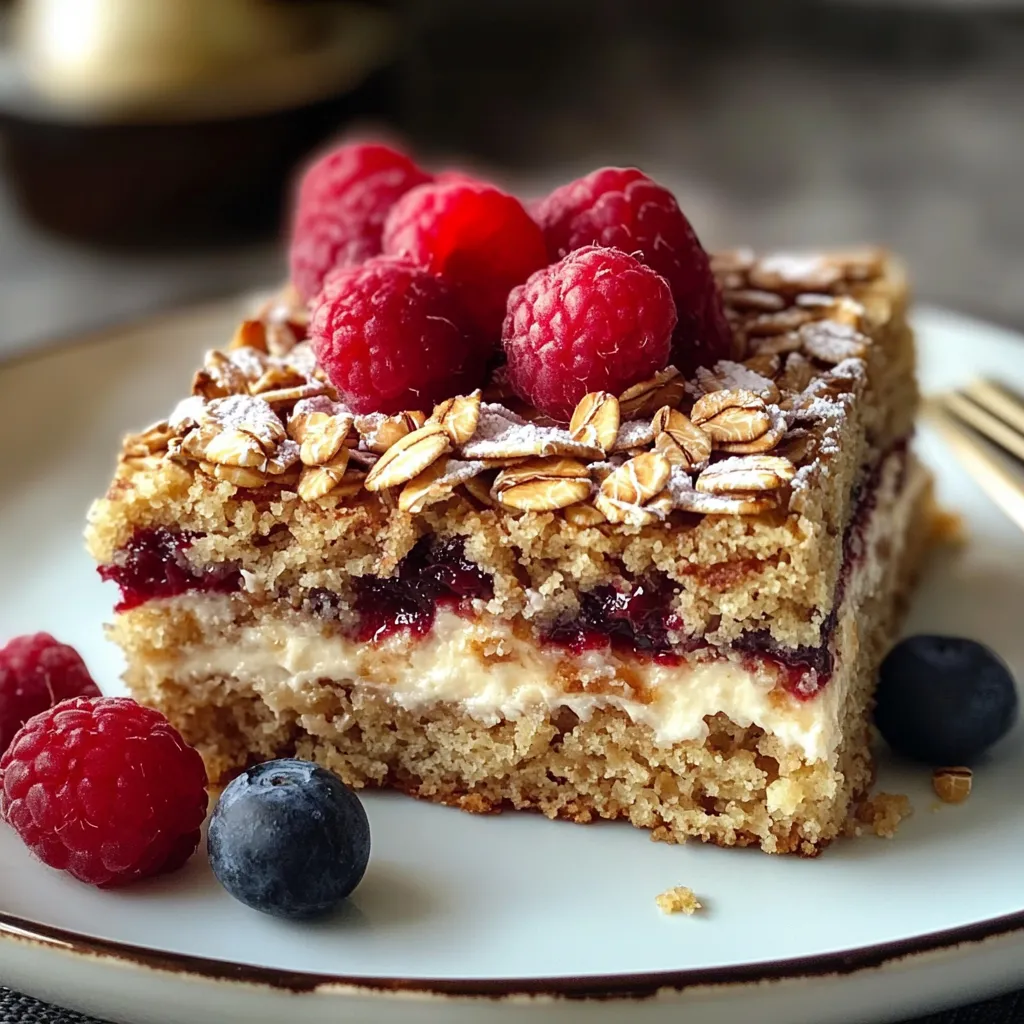 Gâteau diététique aux flocons d’avoine, moelleux et riche en fibres, parfait pour une collation saine et équilibrée.