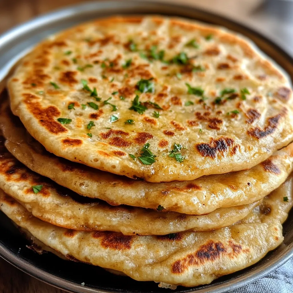 Chapati maison doré et moelleux, servi chaud avec une touche de ghee.