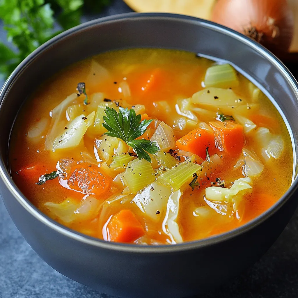 "Bol de soupe brûle-graisses aux légumes, servie chaude avec des herbes fraîches" "Préparation des légumes pour une soupe minceur et détox" "Soupe brûle-graisses onctueuse dans une assiette en céramique"