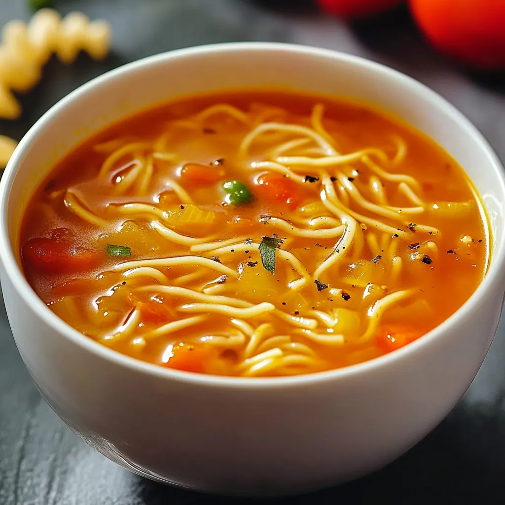 Bol de soupe chaude avec des légumes frais