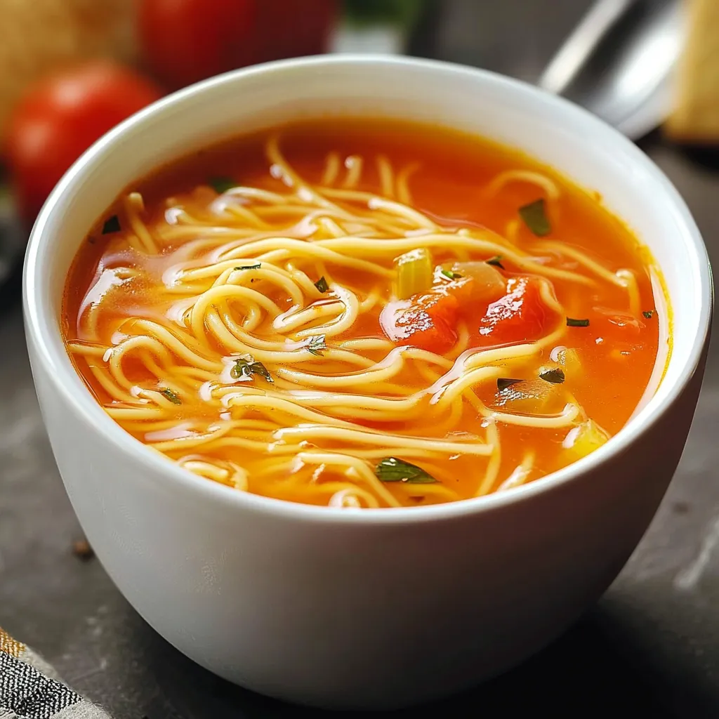 Bol de soupe chaude avec des légumes frais