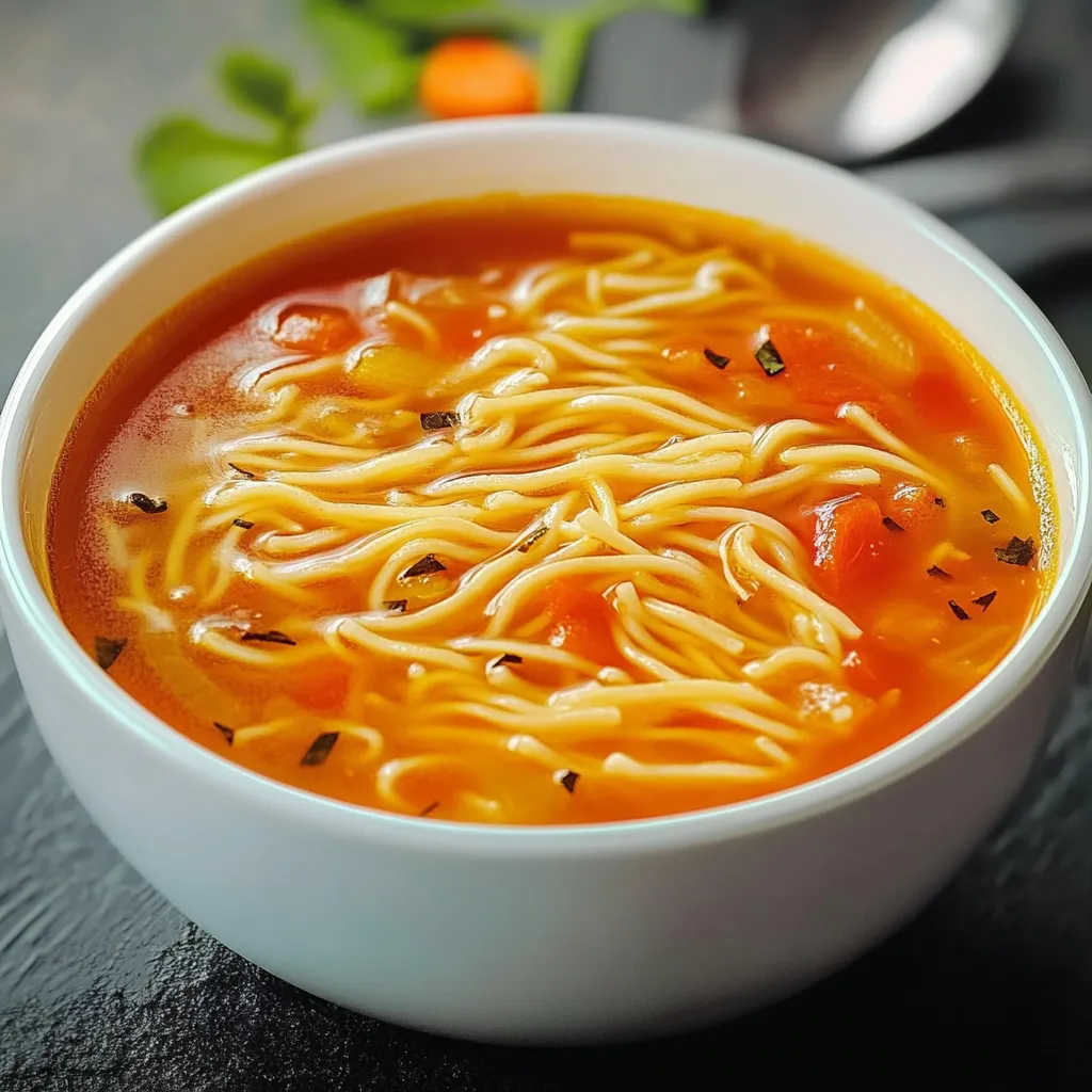 Bol de soupe chaude avec des légumes frais