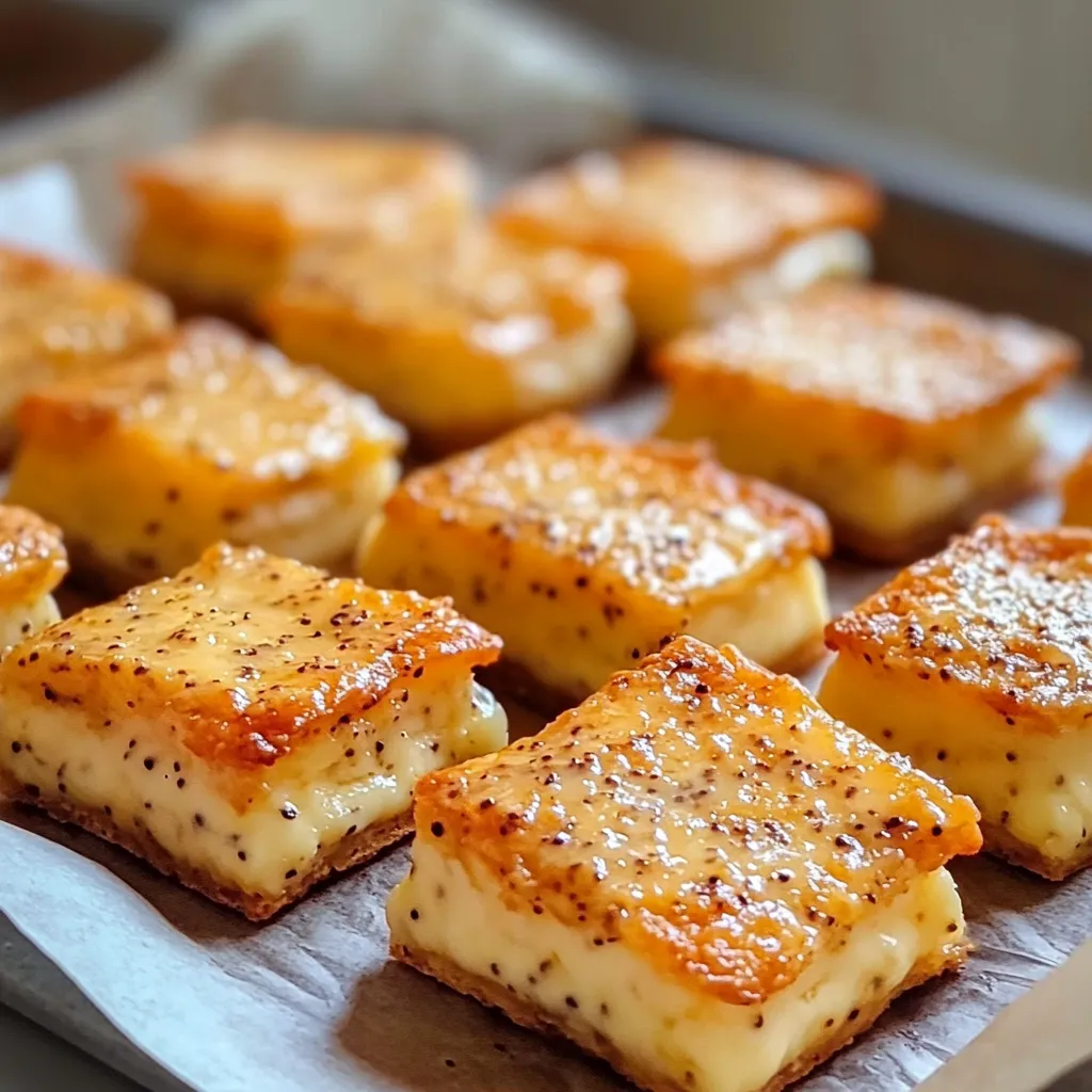 Biscuits apéritifs dorés à la moutarde et au Comté sur une plaque de cuisson