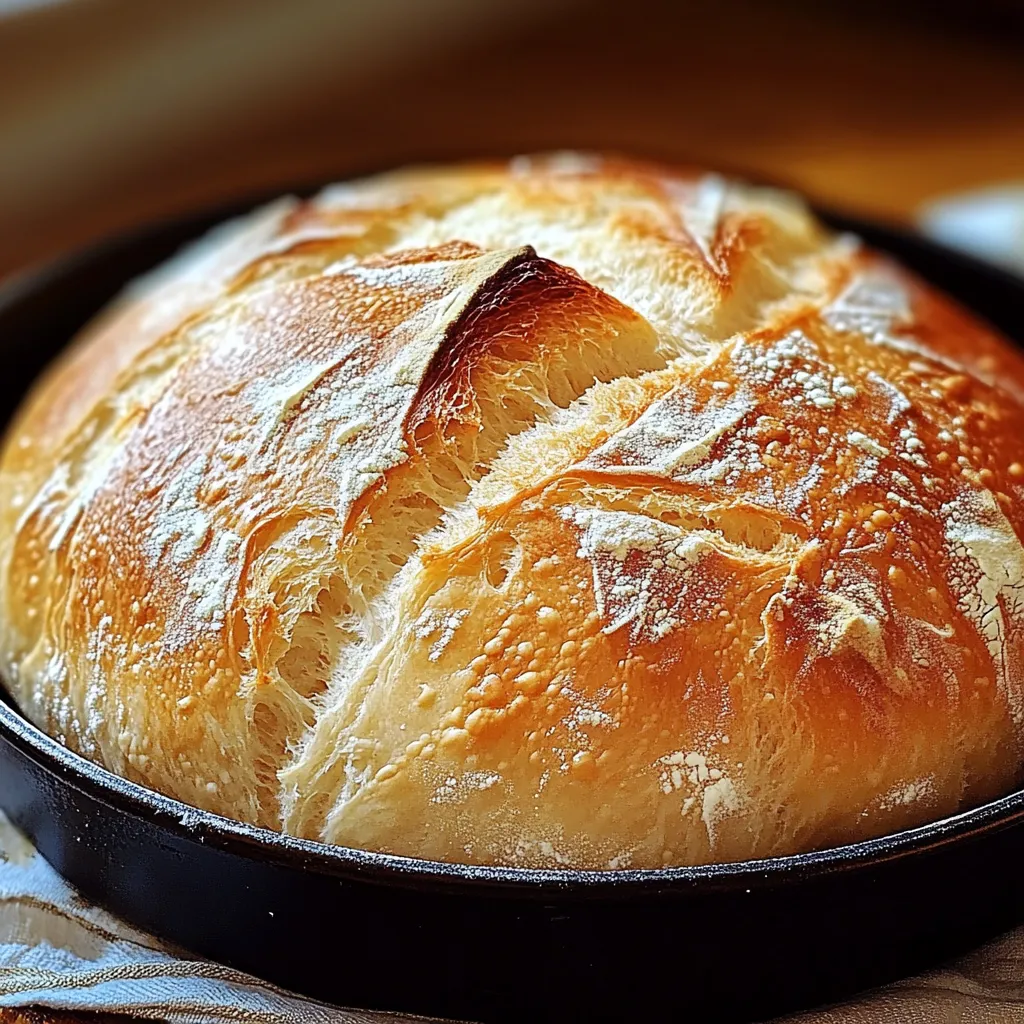 Pain à la poêle doré, croustillant à l'extérieur et moelleux à l'intérieur, servi chaud sur une assiette.