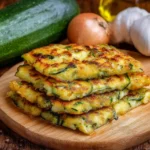 Scarpaccia aux courgettes dorée et croustillante sortie du four