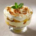 Tiramisu au melon en verrine avec purée de melon et crème mascarpone