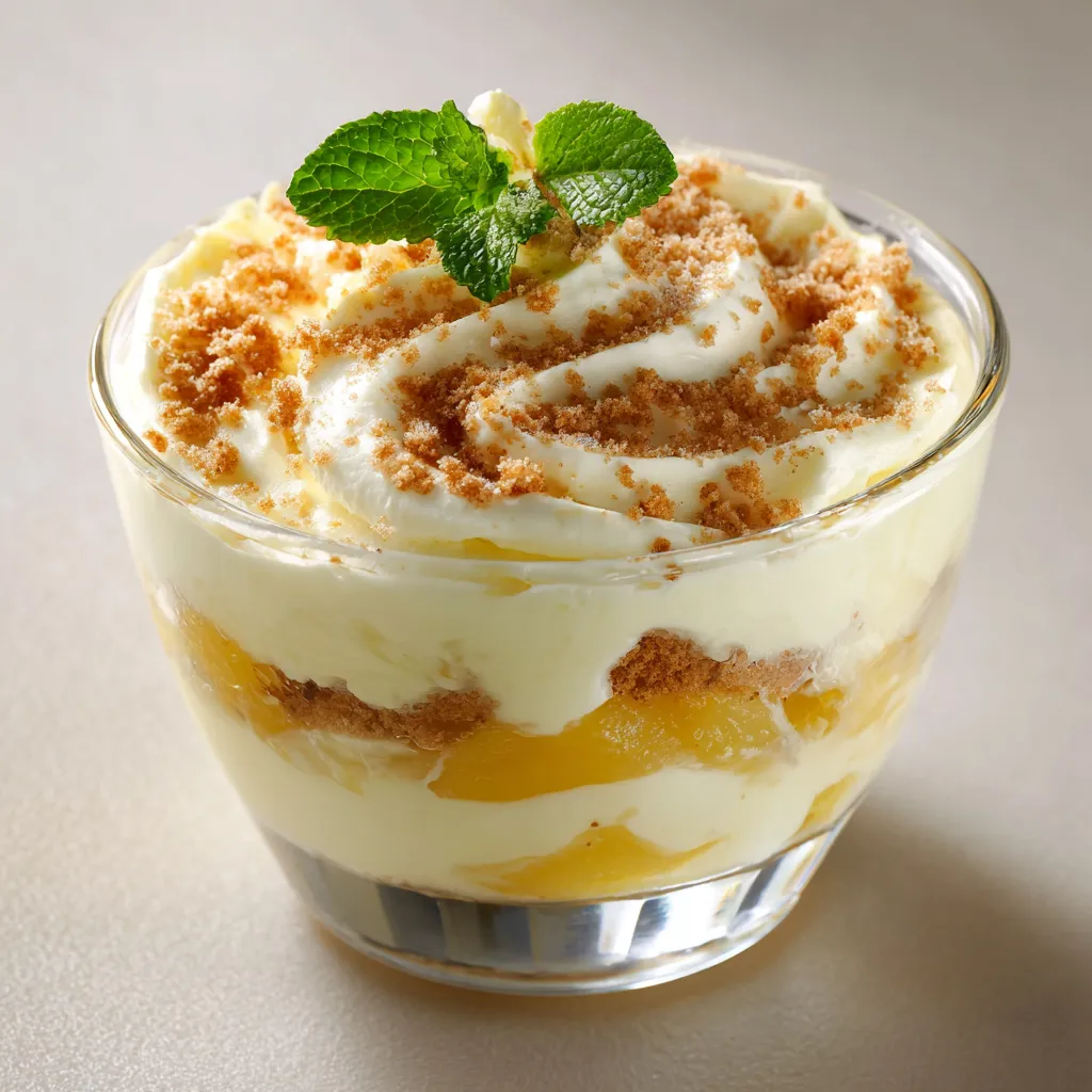 Tiramisu au melon en verrine avec purée de melon et crème mascarpone