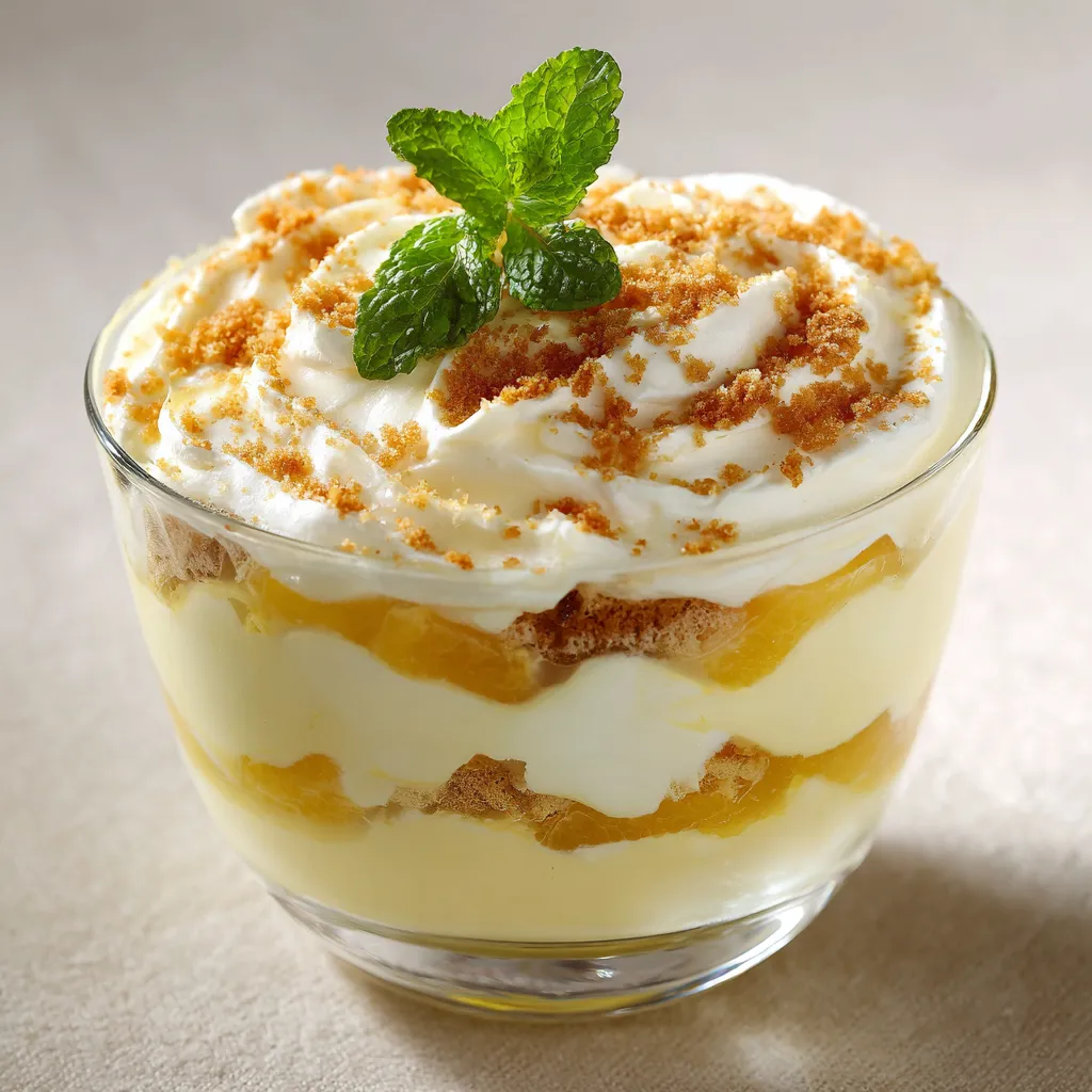 Tiramisu au melon en verrine avec purée de melon et crème mascarpone