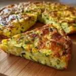Courgettes sautées dorées dans une poêle avec ail, basilic et copeaux de parmesan