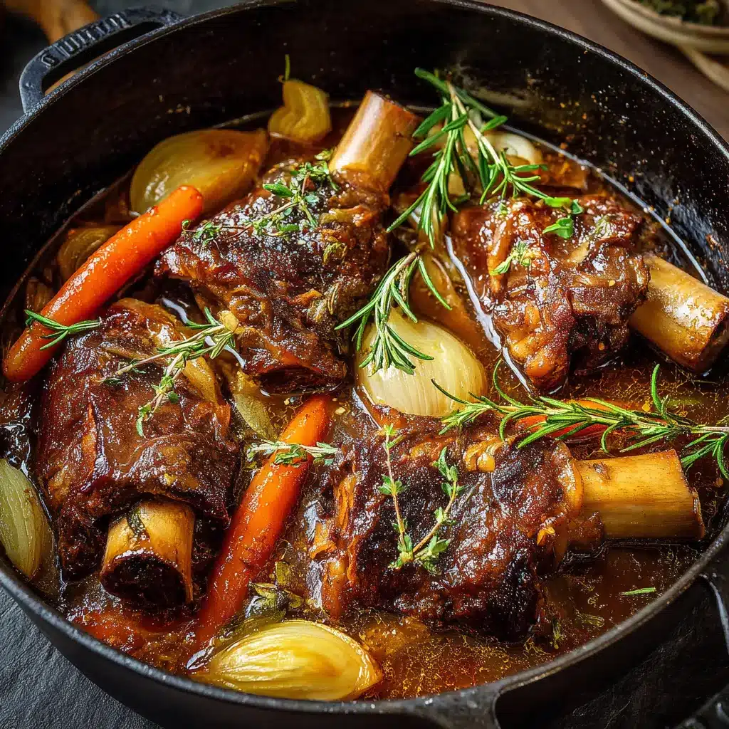 Souris d’agneau confites en cocotte avec sauce au miel et légumes