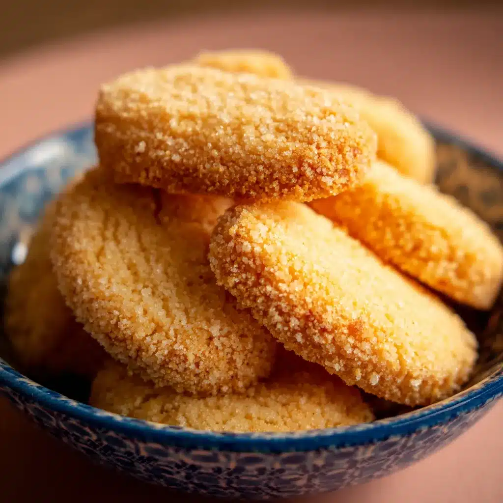 Zézettes de Sète – biscuits sablés traditionnels au vin blanc et sucre vanillé