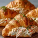 Croissants Fourrés au Crabe et au Fromage