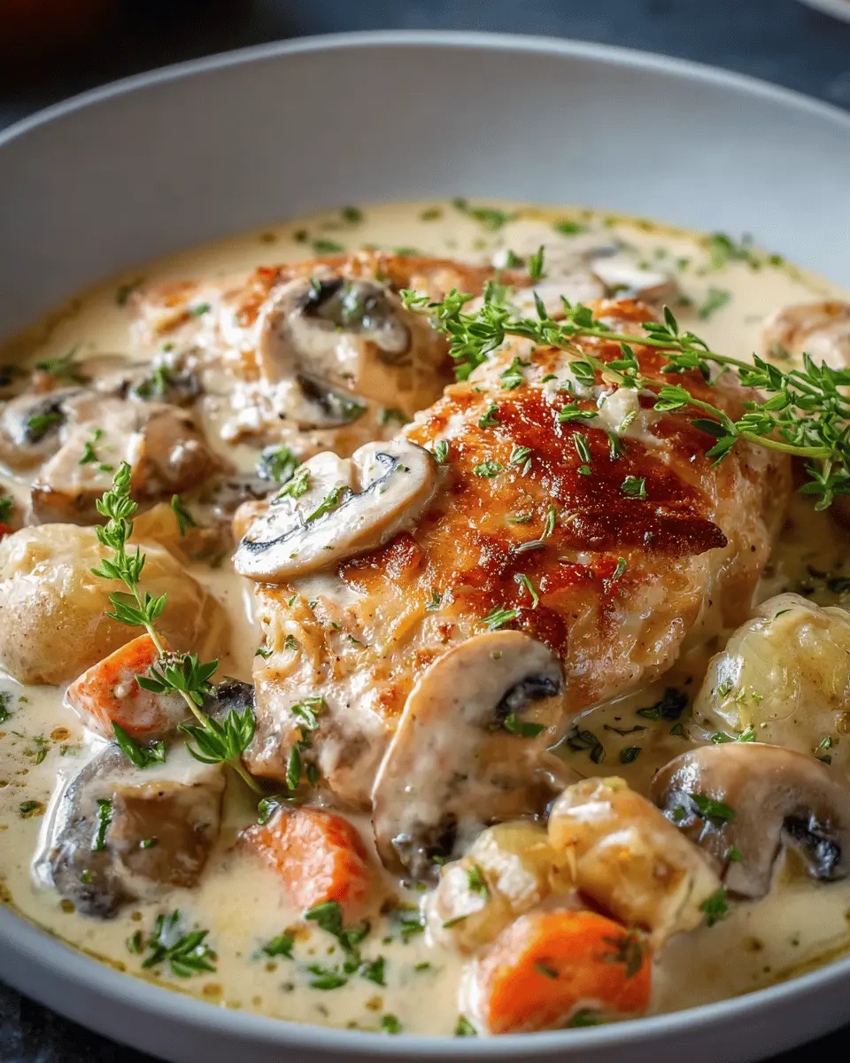 Blanquette de Poulet Crémeuse