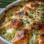 Cassolette de Saumon et Poireaux Gratinés