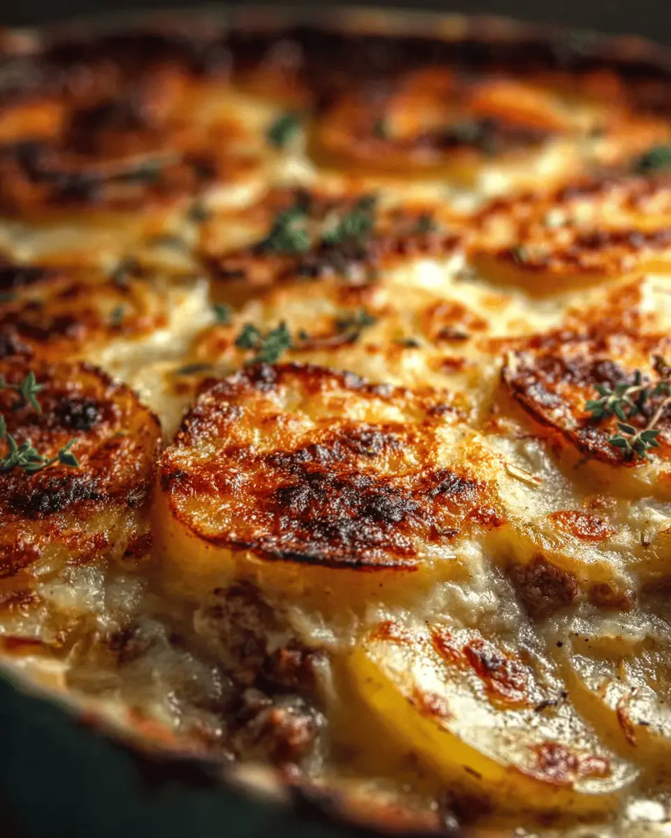 Gratin de Pommes de Terre à la Viande Hachée