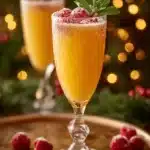 Cocktail Bellini de Noël