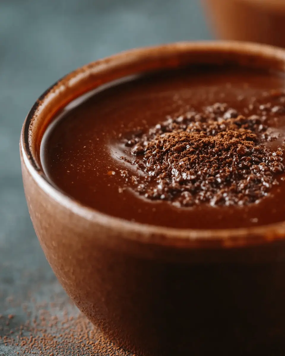 Crème aux œufs au chocolat
