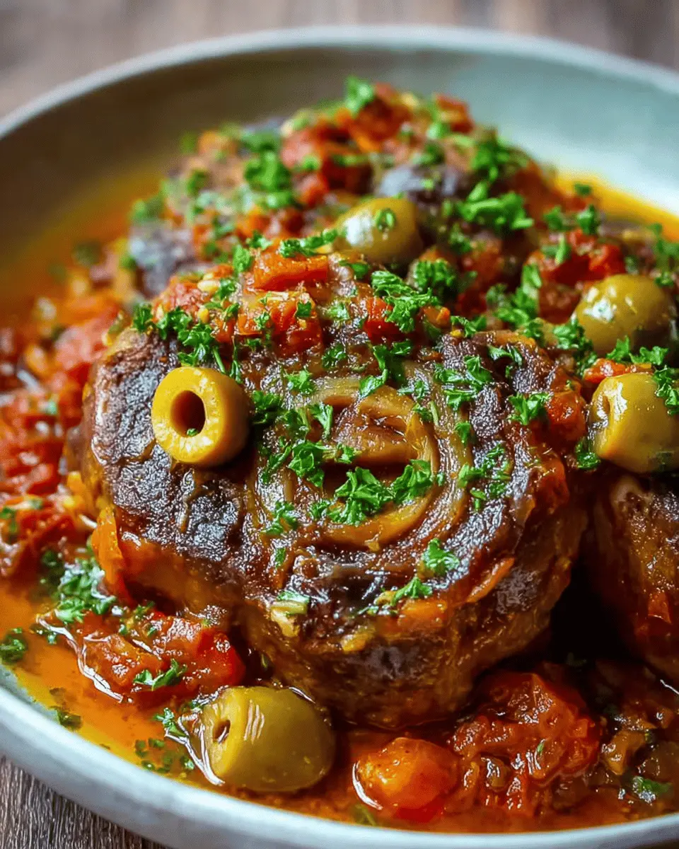 Osso Buco aux Olives