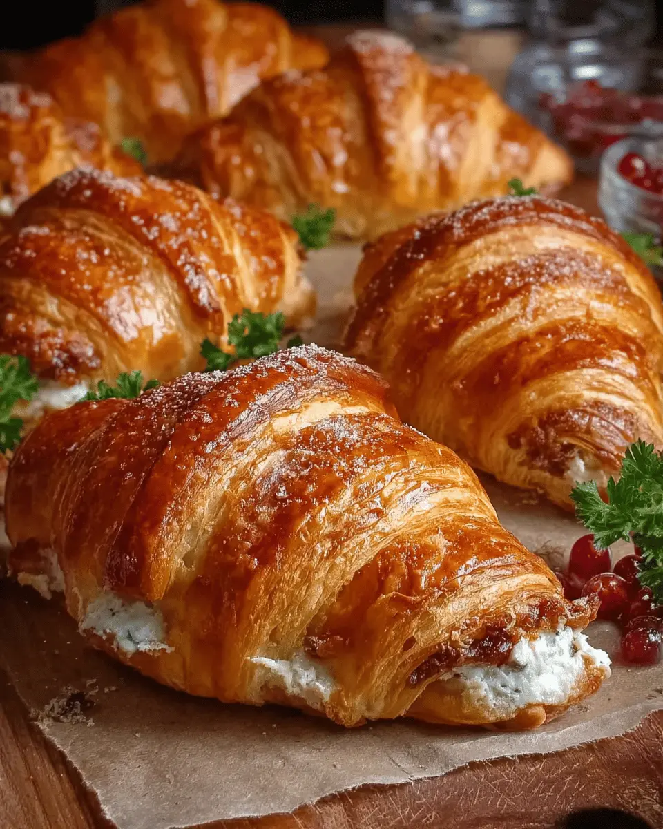 Croissants au Foie Gras pour Noël
