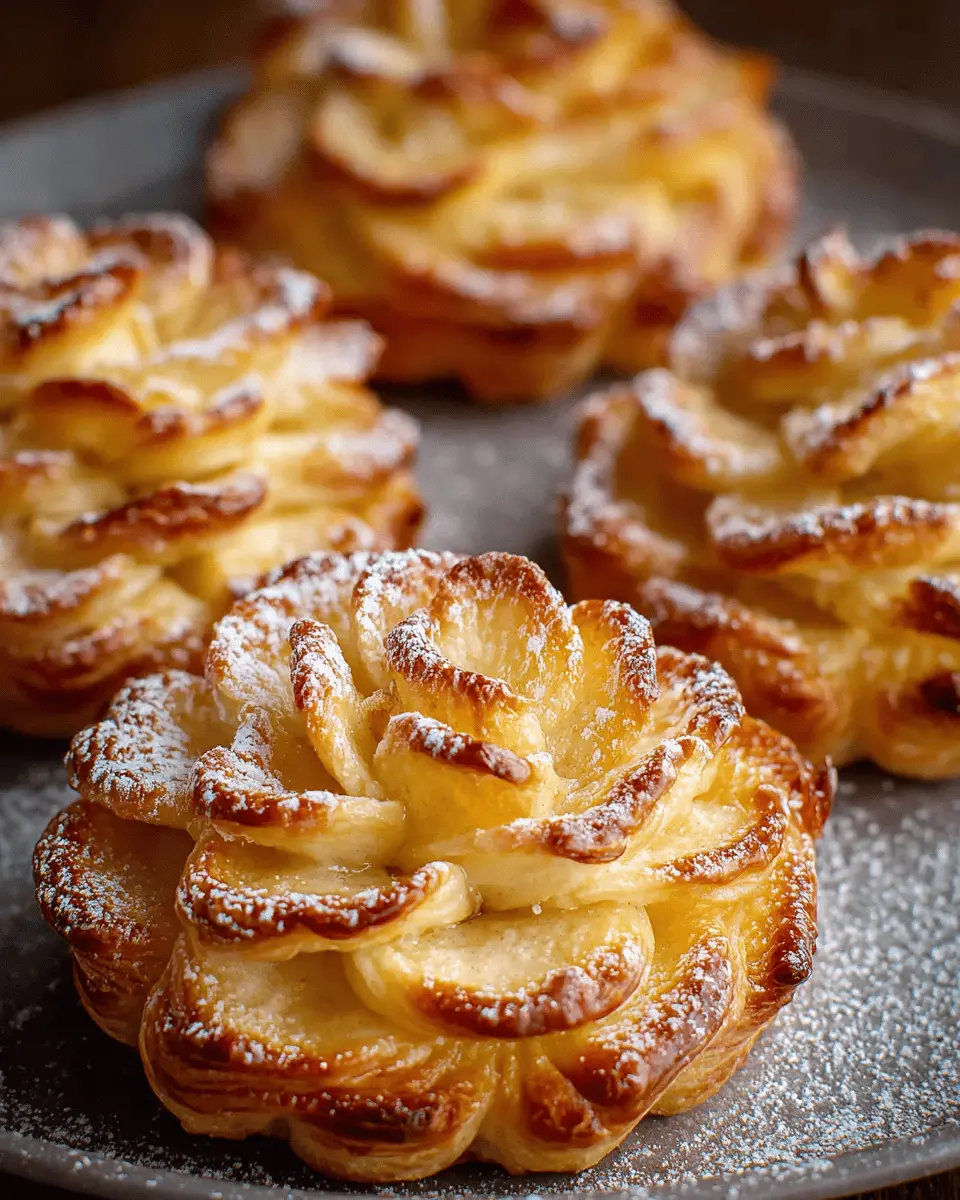 Tartelettes feuilletées aux pommes