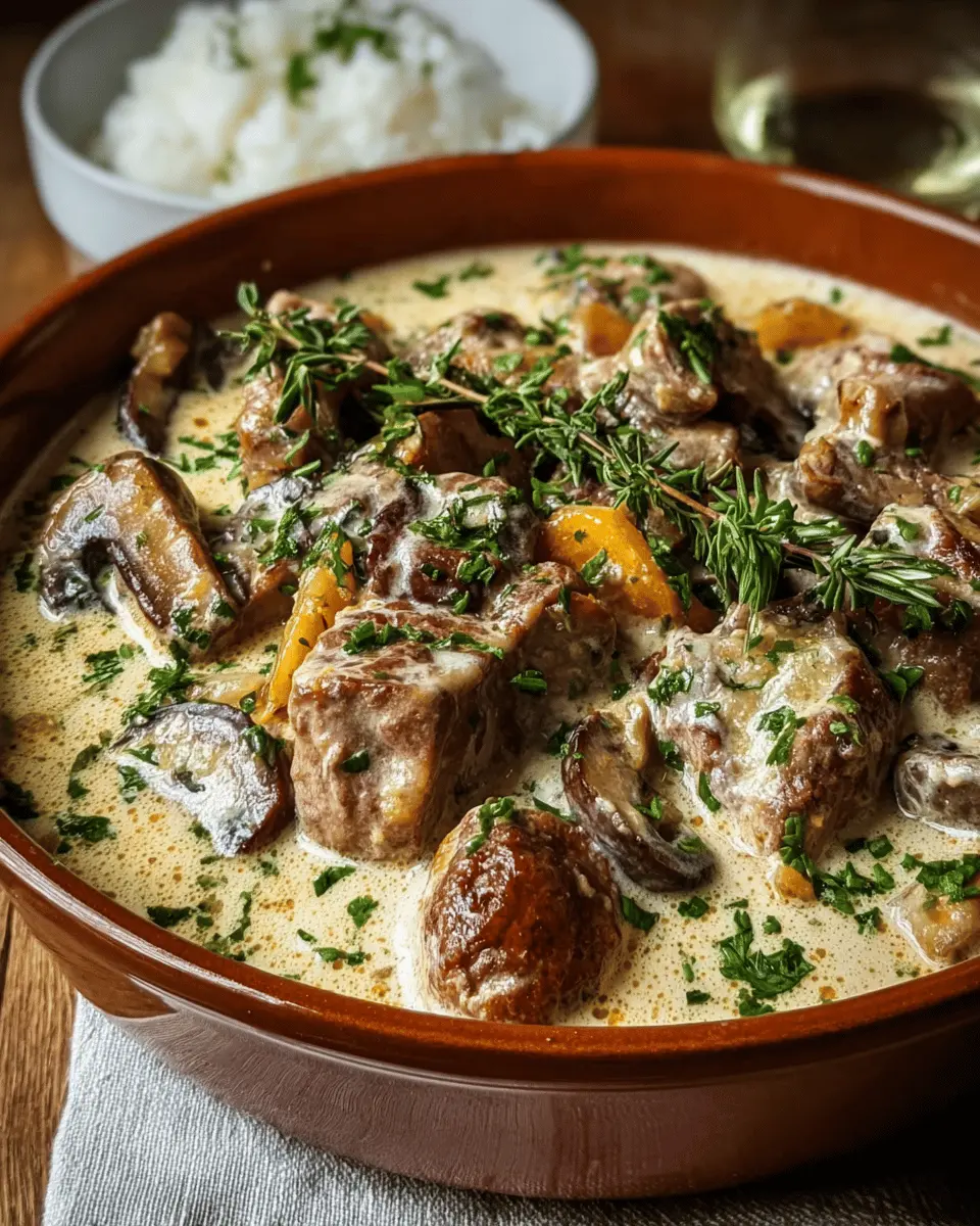 Blanquette de Bœuf à l’Ancienne