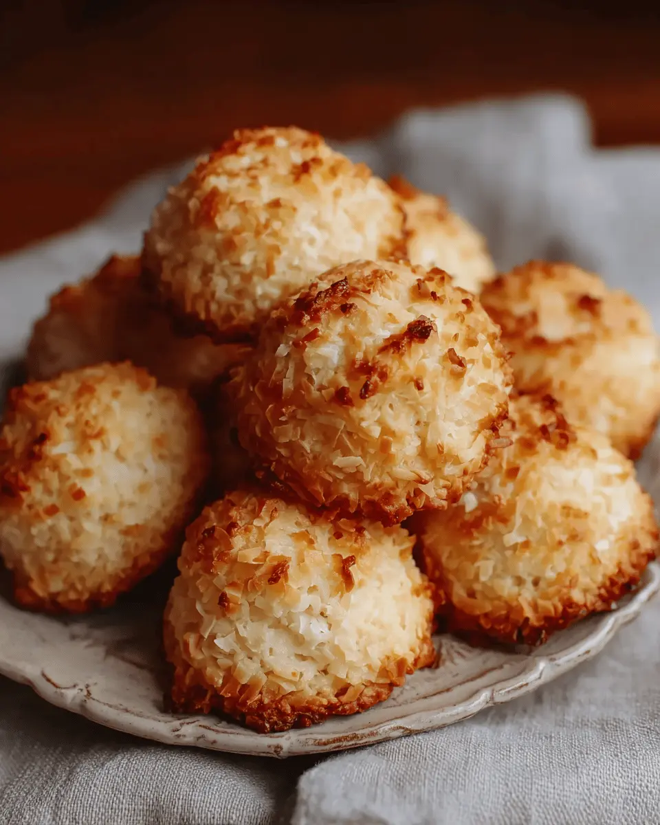 Biscuits à la Noix de Coco