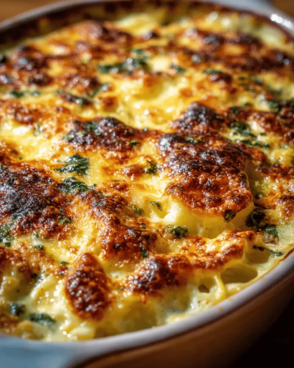 Gratin de coquillettes délicieux