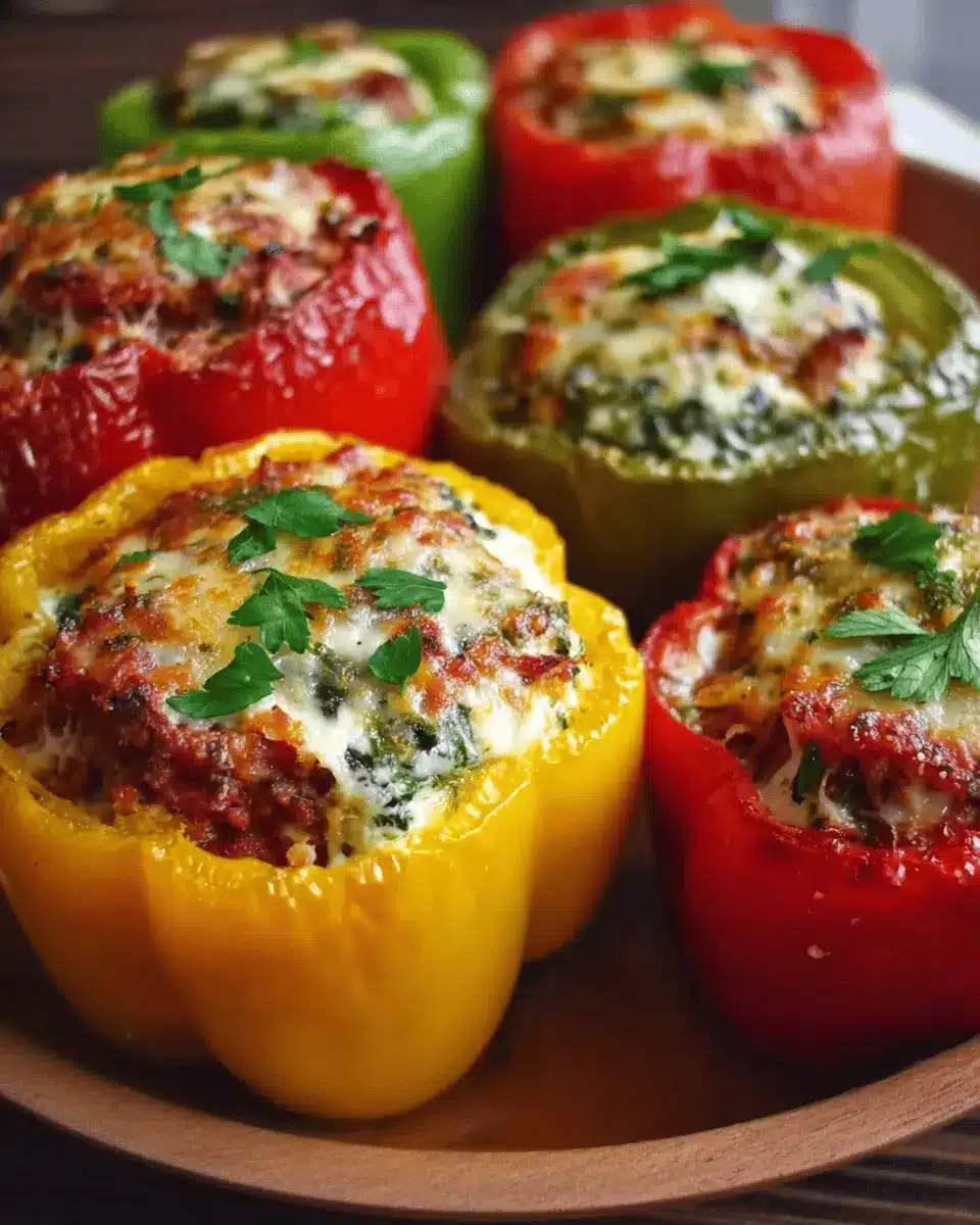 Poivrons Farcis à la Vache qui Rit