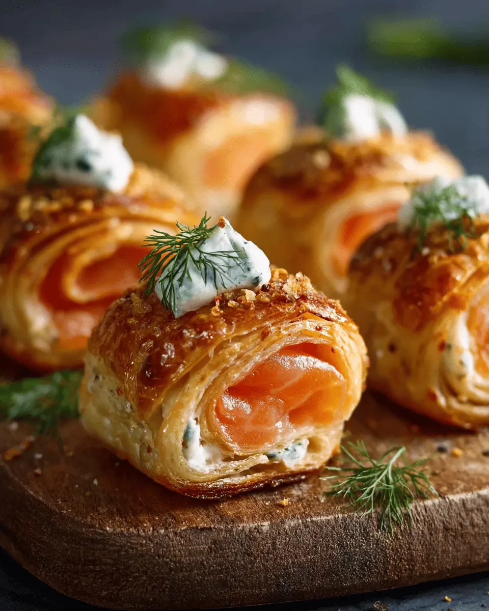 Mini-Roulés au Saumon Fumé et Boursin
