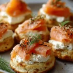 Cookies salés au saumon et fromage frais