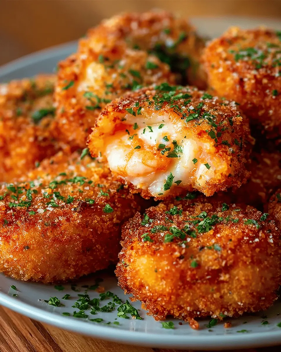 Croquettes de crevettes croustillantes à la belge