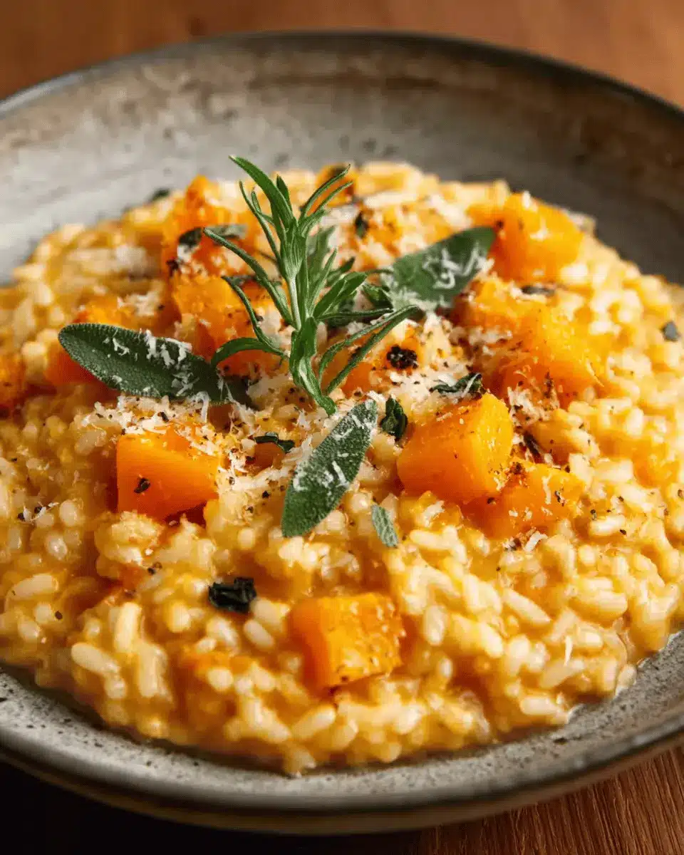 Risotto au Butternut Crémeux