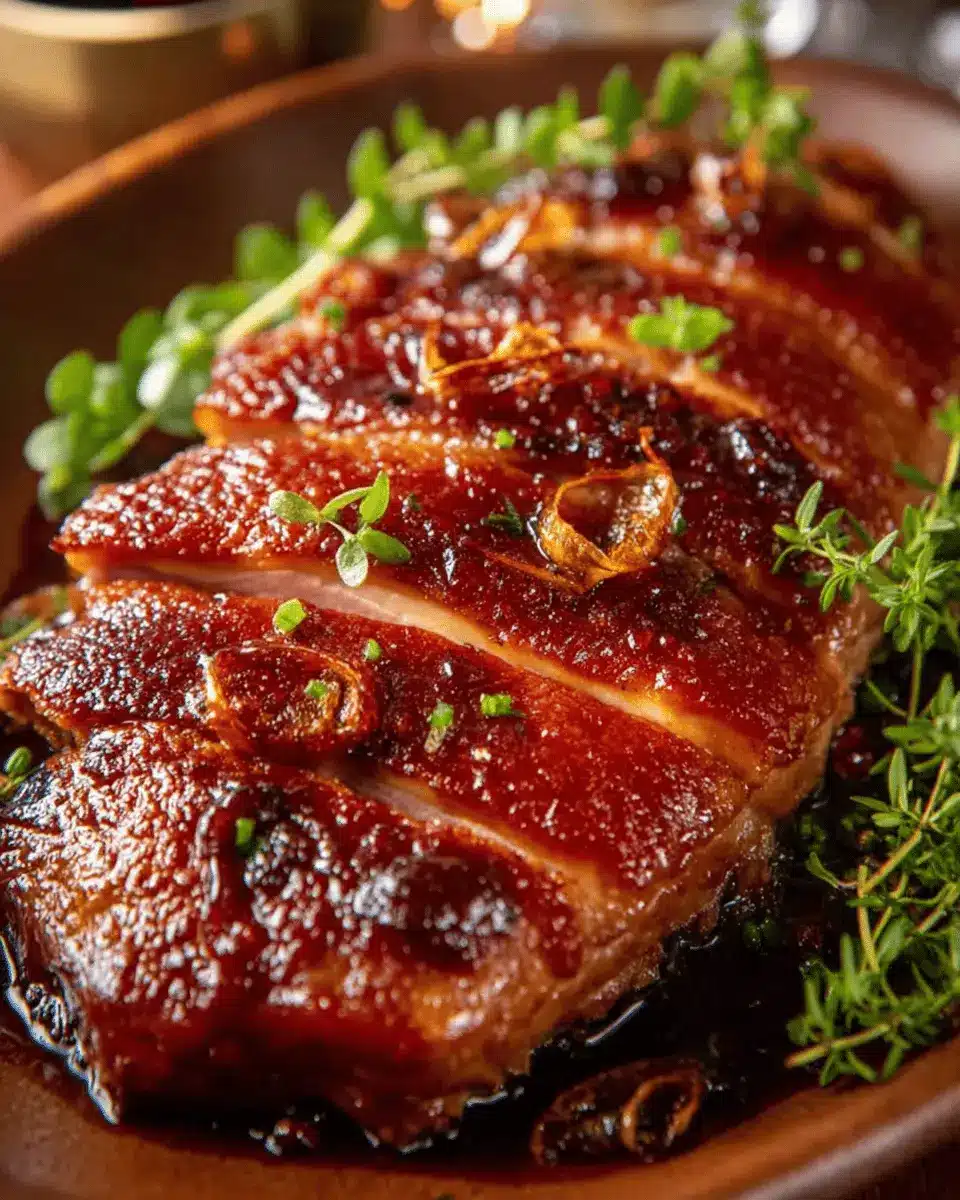 Magret de Canard au Miel et Vinaigre Balsamique