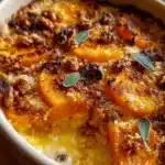 Gratin d’Automne : Courge, Châtaignes & Croquant de Noix