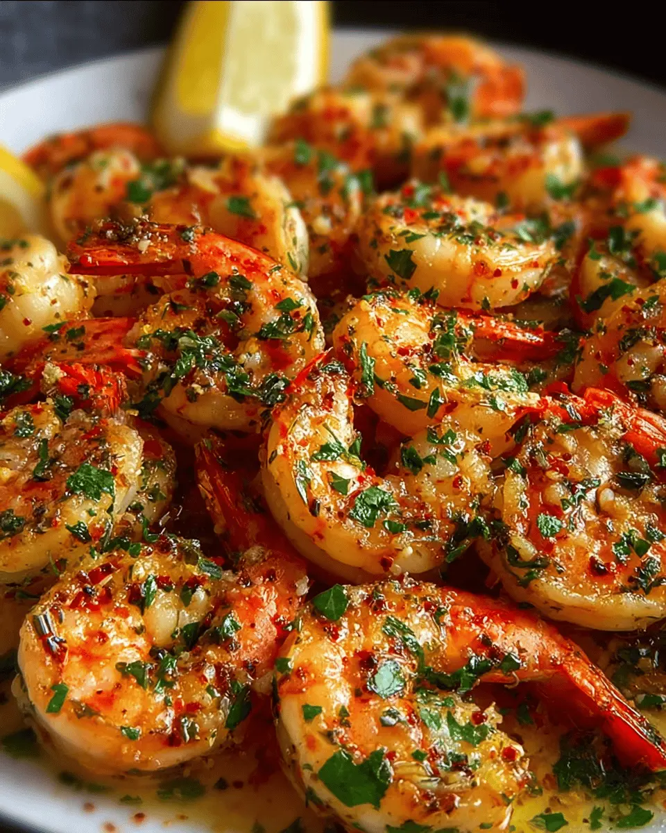 Crevettes Sautées à l’Ail et au Citron