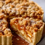 Tarte Crumble aux Pommes & Caramel Beurre Salé