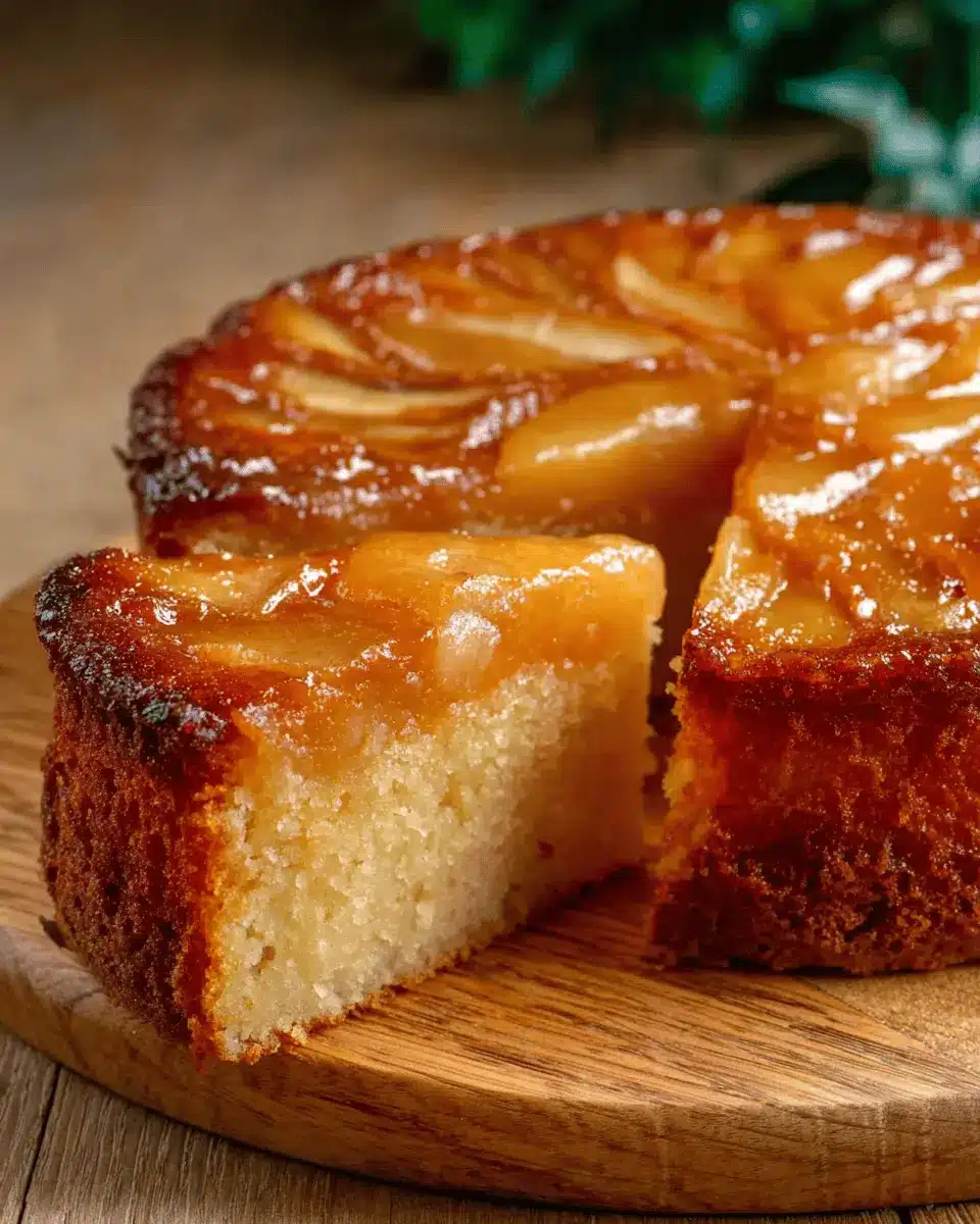 Gâteau fondant à la compote de pommes