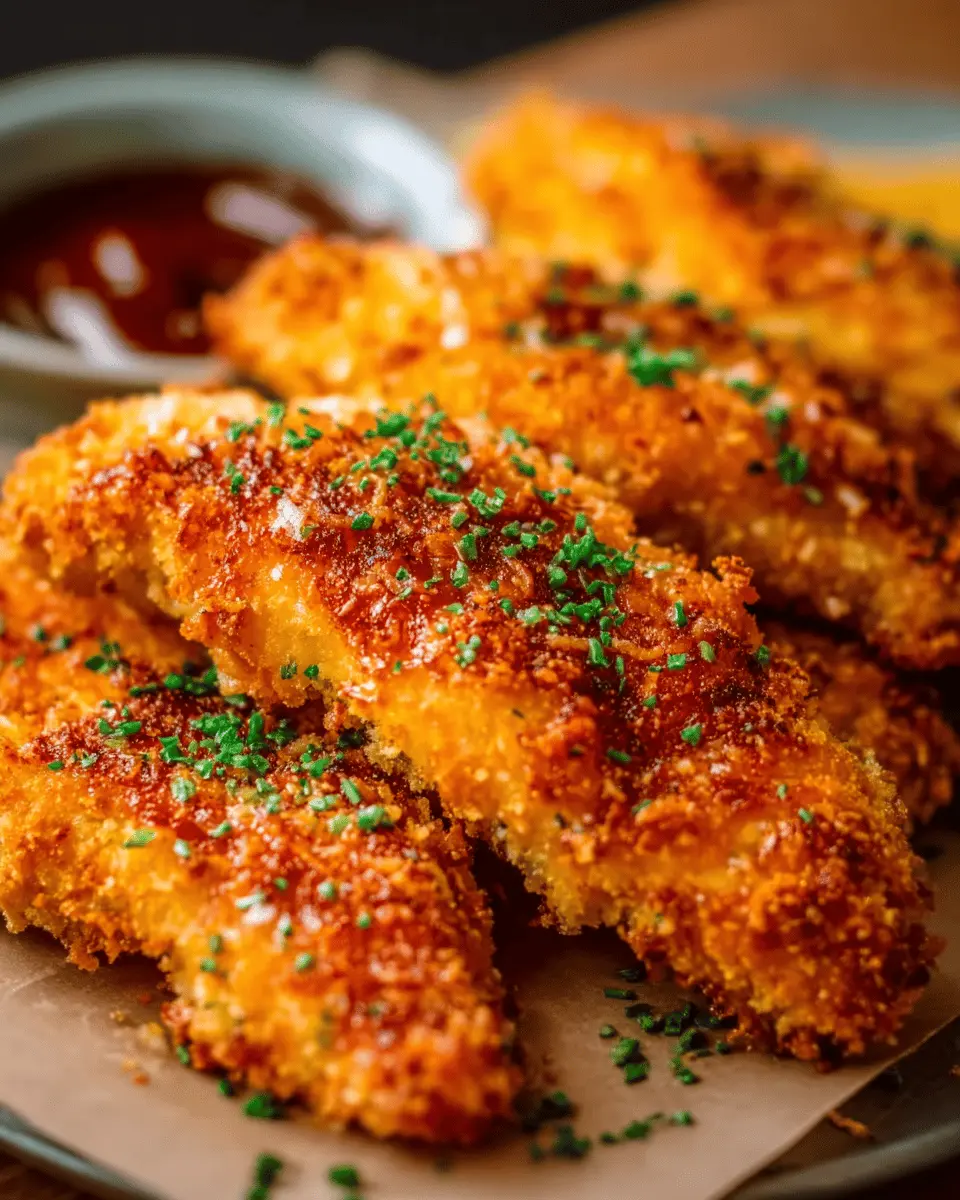 Aiguillettes de Poulet Croustillantes au Parmesan