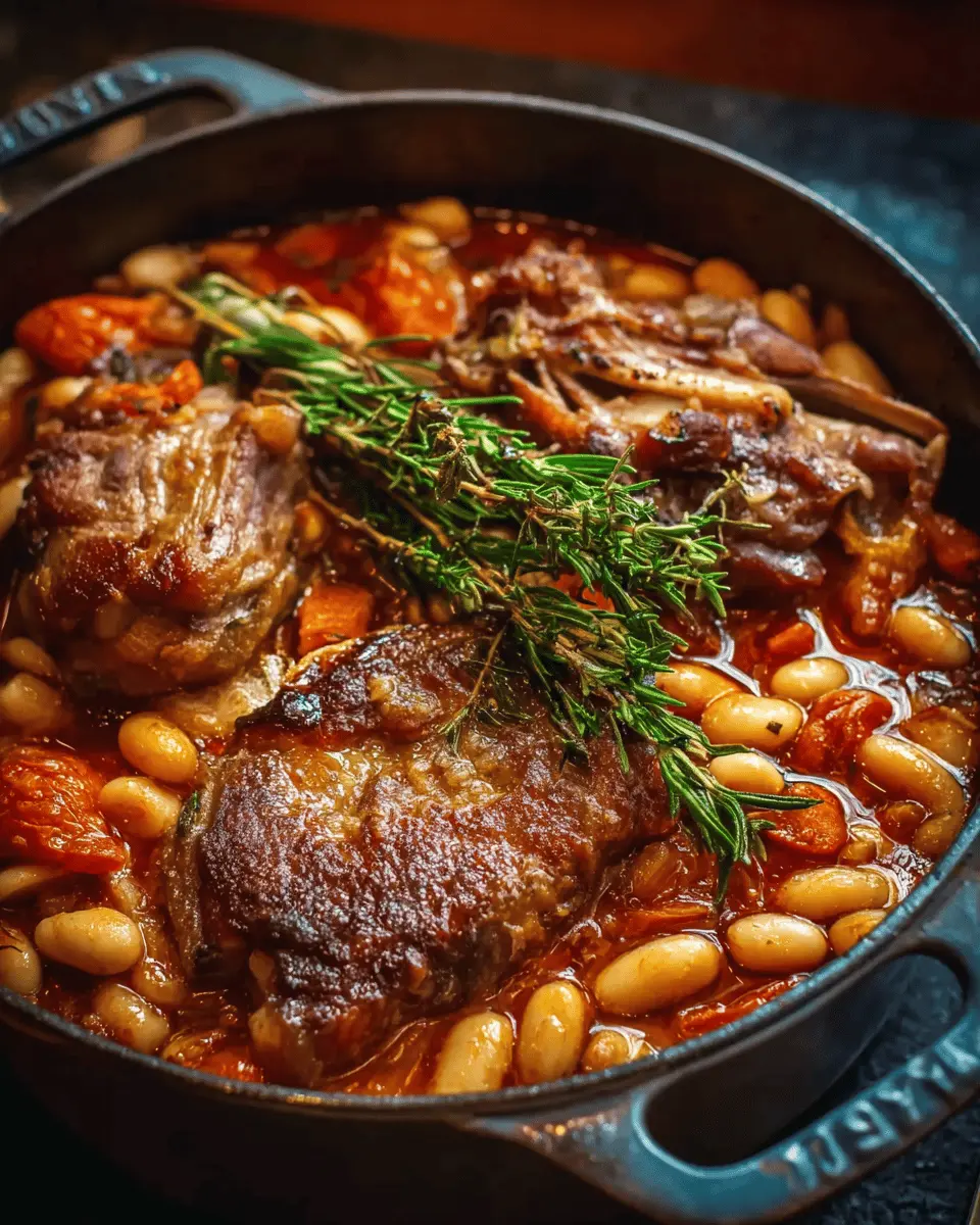 Cassoulet de Souris d’Agneau Confit