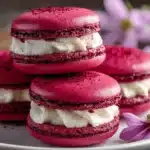 Macarons à la Betterave et au Chèvre Frais