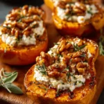 Butternut Farcies au Chèvre et aux Noix