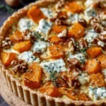 Tarte d’Automne à la Courge, Roquefort & Noix