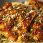 Poulet Croustillant et sa Sauce Parmesan Crémeuse