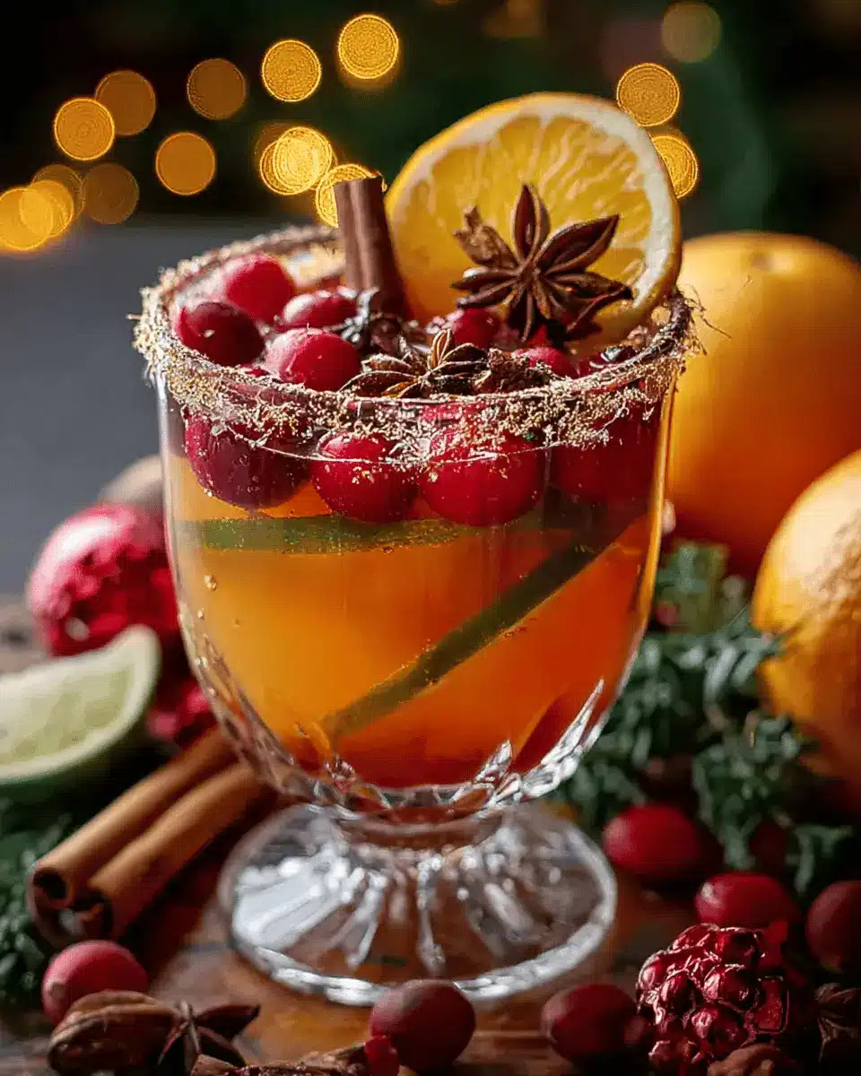 Punch de Noël aux Agrumes et Épices