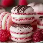 Macarons Framboise & Ganache Chocolat Blanc