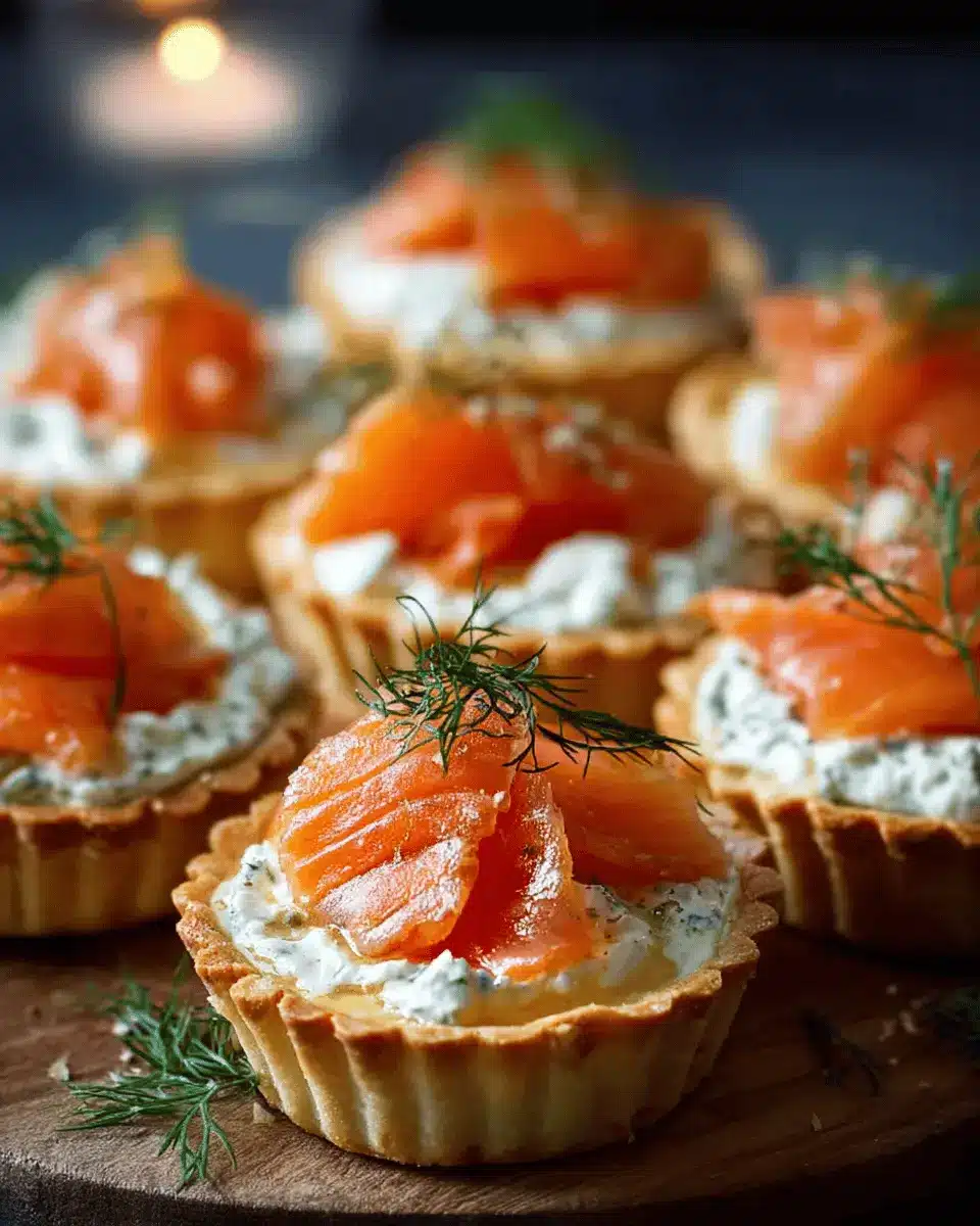 Tartelettes Apéritives au Saumon Fumé et Fromage Frais