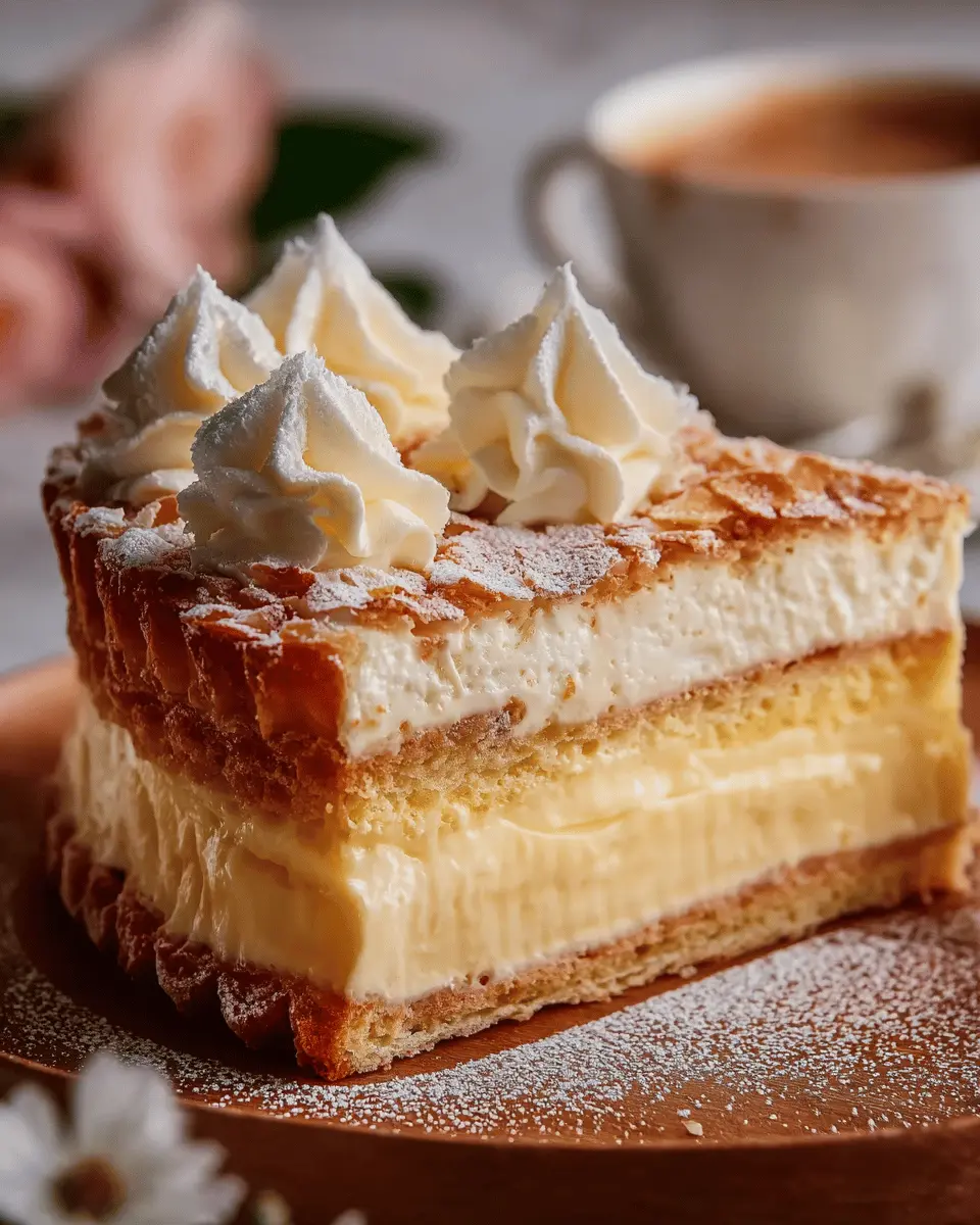 Gâteau Crémeux à la Vanille