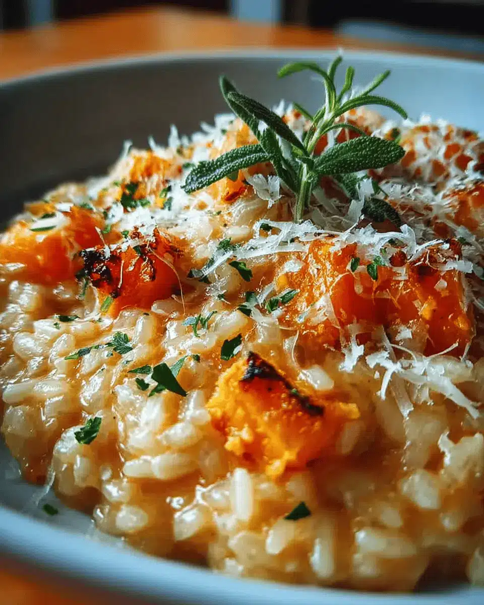 Risotto Crémeux au Potimarron & Parmesan