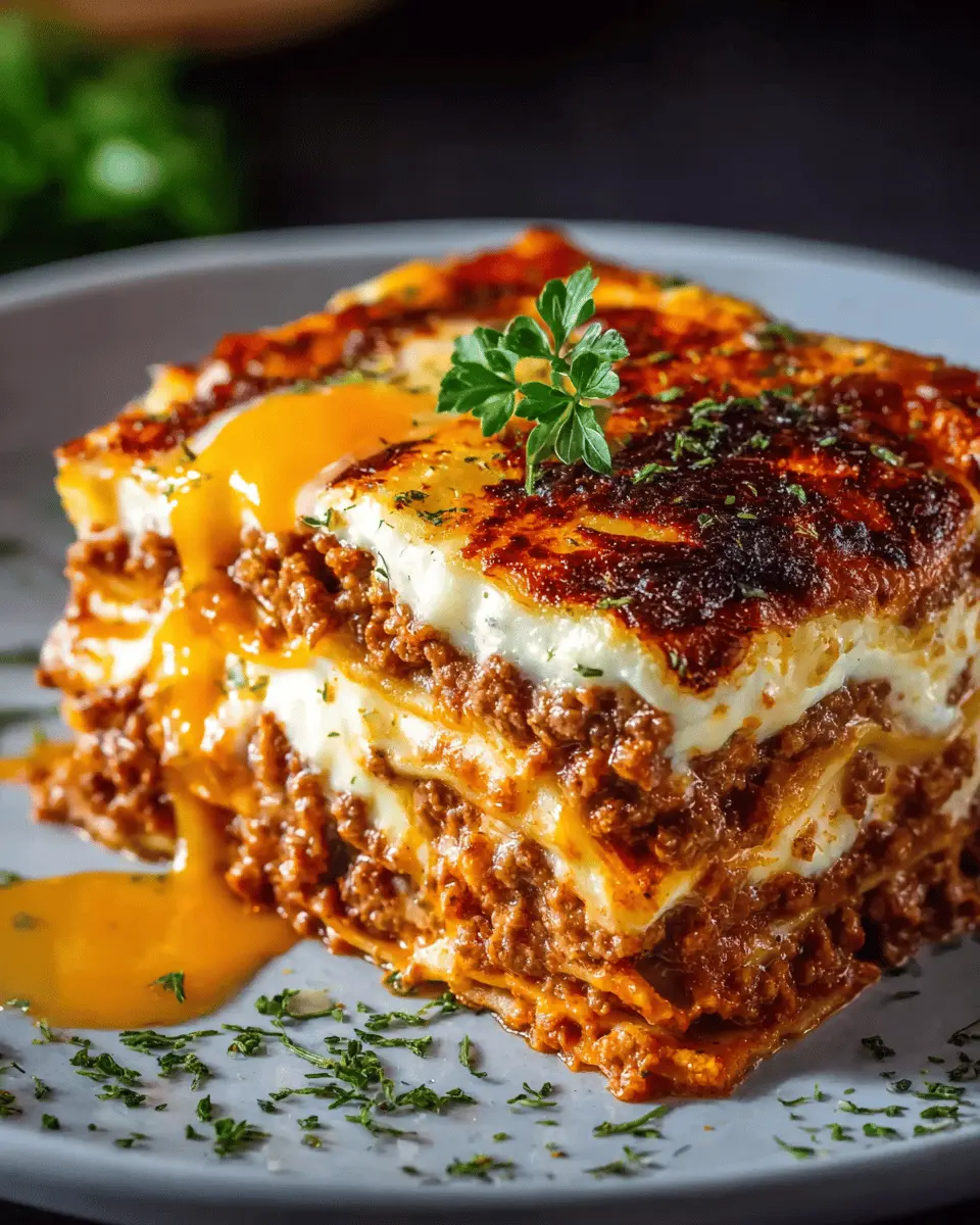 Lasagnes Bolognaises Fondantes à la Béchamel