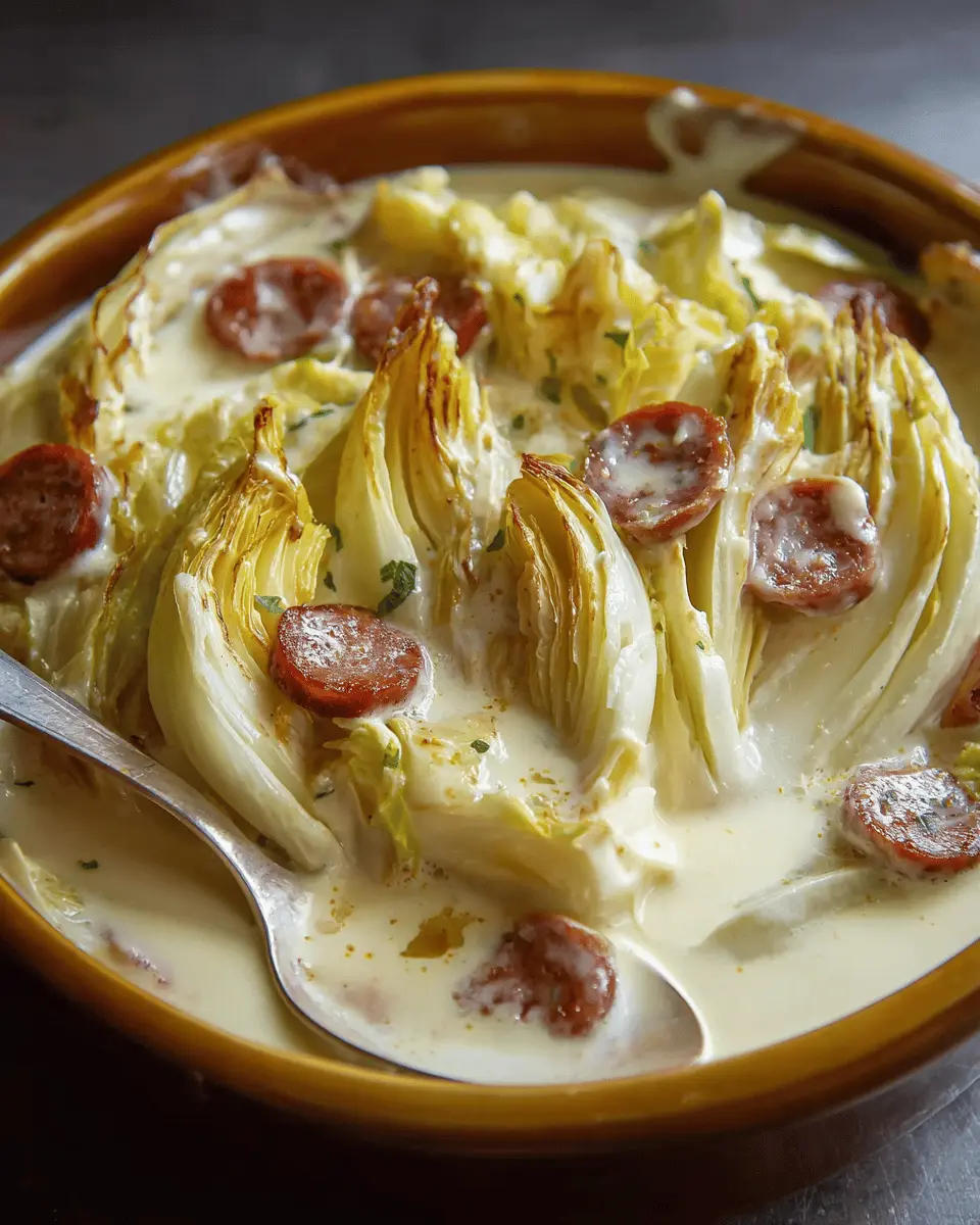 Fondue d’Endives aux Saucisses Fumées :